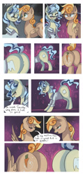 Size: 1014x2127 | Tagged: safe, artist:xjenn9fusion, commissioner:bigonionbean, writer:bigonionbean, oc, oc:clumsy carrot, oc:dental authority, species:pony, comic:administrative unity, comic:fusing the fusions, aroused, comic, commission, cutie mark, dialogue, embarrassed, flank, flustered, fusion, fusion:clumsy carrot, fusion:dental authority, jiggling, pleasure, plot, semi-grimdark series, shaking, shocked, spread wings, suggestive series, swelling, thicc ass, wide hips, wingboner, wings, wtf