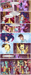 Size: 828x2000 | Tagged: safe, artist:xjenn9fusion, commissioner:bigonionbean, writer:bigonionbean, oc, oc:dalorance, oc:king calm merriment, oc:king righteous authority, oc:king speedy hooves, oc:princess mythic majestic, oc:princess sincere scholar, oc:princess young heart, oc:queen fresh care, oc:queen galaxia, oc:queen motherly morning, oc:tommy the human, species:alicorn, species:human, species:pony, comic:administrative unity, comic:fusing the fusions, alicorn oc, aunt and nephew, aunt and niece, camera, canterlot, canterlot castle, clothing, colt, comic, commission, cousins, crown, dialogue, dress, embrace, family, father and daughter, father and son, female, foal, fusion, fusion:king calm merriment, fusion:king righteous authority, fusion:king speedy hooves, fusion:princess mythic majestic, fusion:princess sincere scholar, fusion:princess young heart, fusion:queen fresh care, fusion:queen galaxia, fusion:queen motherly morning, glasses, herd, human oc, human to pony, humanized, husband and wife, jewelry, kissing, magic, male, mother and daughter, mother and son, picture, picture frame, ponified, regalia, royal family, semi-grimdark series, suggestive series, teenager, transformation, uncle and nephew, uncle and niece, uniform