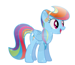 Size: 6001x5224 | Tagged: safe, artist:sairoch, character:rainbow dash, absurd resolution, crystallized, simple background, transparent background, vector
