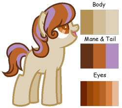 Size: 737x651 | Tagged: safe, artist:otakuchicky1, oc, oc only, oc:jingle, parent:button mash, parent:sweetie belle, parents:sweetiemash, species:earth pony, species:pony, earth pony oc, female, filly, next generation, offspring, solo