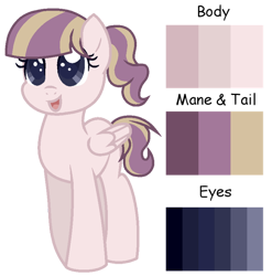 Size: 600x607 | Tagged: safe, artist:otakuchicky1, base used, oc, oc only, oc:crystal feather, parent:diamond tiara, parent:featherweight, parents:feathertiara, species:pegasus, species:pony, female, filly, next generation, offspring, pegasus oc, solo