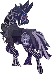 Size: 1574x2208 | Tagged: safe, artist:sitaart, oc, oc:aeron than, species:zebra, braid, clothing, dungeons and dragons, fantasy class, glass, inquisitor, male, mitre, pathfinder, pen and paper rpg, ponyfinder, rpg, saddle bag, tabletop gaming