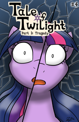 Size: 475x734 | Tagged: safe, artist:donzatch, character:twilight sparkle, character:twilight sparkle (alicorn), species:alicorn, species:pony, comic:tale of twilight, broken, female, grimdark series, shattered, shocked, solo, wide eyes