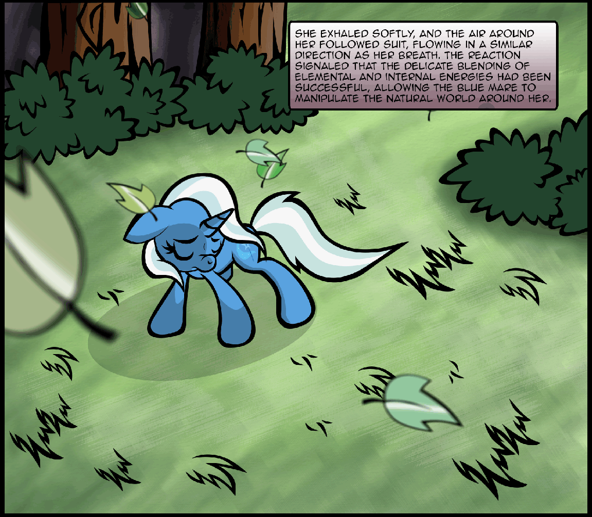 Size: 1151x1006 | Tagged: safe, artist:bronycurious, artist:fundz64, character:trixie, species:pony, species:unicorn, animated, female, grass, mare, recovery, solo, wind, windswept mane