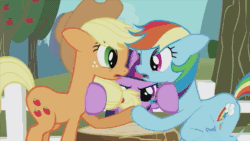 Size: 1920x1080 | Tagged: safe, artist:littmosa, edit, edited screencap, screencap, character:applejack, character:big mcintosh, character:fluttershy, character:goldie delicious, character:granny smith, character:pinkie pie, character:rainbow dash, character:twilight sparkle, species:kirin, episode:fall weather friends, episode:going to seed, episode:sounds of silence, g4, my little pony: friendship is magic, animated, apple, bandetto, food, hard hop 9th system, hoofbump, horses doing horse things, kicking, laughing, music, pmv, raspberry, sound, sound edit, spit, stomping, tongue out, webm, y'all