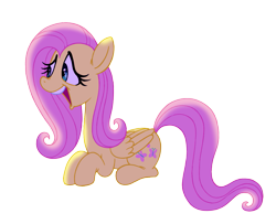 Size: 1143x928 | Tagged: safe, artist:littmosa, character:fluttershy, species:pegasus, species:pony, folded wings, open mouth, shade, simple background, talking, transparent background, wings