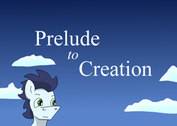 Size: 2480x1754 | Tagged: safe, artist:greeneyedmistress, character:soarin', species:pony, comic:prelude to creation, cloud, explicit series, grimdark series, male, sky, solo, stallion
