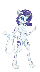 Size: 2160x3840 | Tagged: safe, artist:coldtrail, character:rarity, species:abyssinian, newbie artist training grounds, abyssinianized, atg 2019, female, simple background, solo, species swap, transparent background
