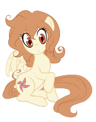 Size: 1013x1280 | Tagged: safe, artist:the-orator, oc, oc only, oc:whirly willow, species:pegasus, species:pony, female, mare, simple background, sitting, solo, transparent background