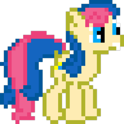 Size: 960x960 | Tagged: safe, artist:joeydr, character:bon bon, character:sweetie drops, species:earth pony, species:pony, newbie artist training grounds, female, mare, pixel art, simple background, transparent background