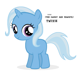 Size: 4425x4245 | Tagged: safe, artist:blackm3sh, character:trixie, absurd resolution, cute, diatrixes, filly, simple background, the gweatest and pwowafulest twixie, transparent background, vector, younger