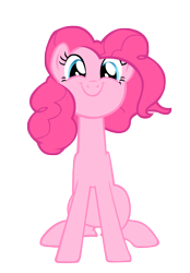 Size: 4000x5750 | Tagged: safe, artist:blackm3sh, character:pinkie pie, simple background, transparent background, vector