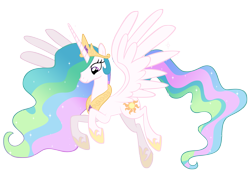 Size: 4609x3295 | Tagged: safe, artist:blackm3sh, character:princess celestia, species:pony, female, mare, simple background, solo, transparent background, vector