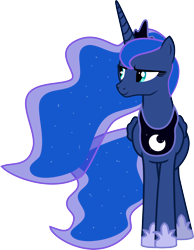 Size: 6000x7722 | Tagged: safe, artist:sakatagintoki117, character:princess luna, species:alicorn, species:pony, female, mare, show accurate, simple background, solo, transparent background, vector