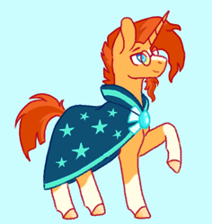 Size: 596x631 | Tagged: safe, artist:flaming-trash-can, character:sunburst, species:pony, species:unicorn, male, simple background, solo