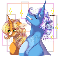 Size: 934x870 | Tagged: safe, artist:malinraf1615, idw, character:jack pot, character:sunflower spectacle, species:pony, g4, jacktacle, trixie's parents