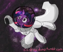 Size: 1280x1068 | Tagged: safe, artist:carmelcube, character:twilight sparkle, 30 minute art challenge, astronaut, space, space suit