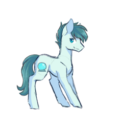 Size: 928x979 | Tagged: safe, artist:flaming-trash-can, oc, oc only, species:earth pony, species:pony, simple background, sketch, solo