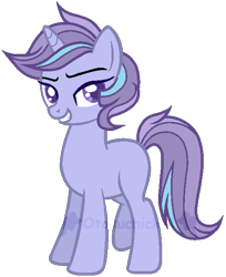 Size: 511x625 | Tagged: safe, artist:otakuchicky1, base used, oc, oc:aurora borealis, parent:starlight glimmer, parent:trixie, parents:startrix, species:pony, species:unicorn, female, magical lesbian spawn, mare, offspring, simple background, solo, transparent background