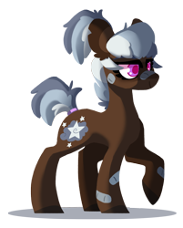 Size: 1600x1986 | Tagged: safe, artist:torusthescribe, oc, oc only, oc:star dust, parent:quibble pants, parent:rainbow dash, parents:quibbledash, species:earth pony, species:pony, female, mare, offspring, simple background, solo, transparent background