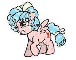 Size: 1000x800 | Tagged: safe, artist:melspyrose, character:cozy glow, species:pegasus, species:pony, a better ending for cozy, cozybuse, cozylove, crying, female, filly, foal, headcanon in the description, injured, simple background, solo, spread wings, transparent background, wings
