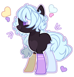 Size: 1792x1848 | Tagged: safe, artist:chococolte, oc, species:earth pony, species:pony, clothing, female, mare, simple background, socks, solo, transparent background