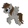 Size: 100x100 | Tagged: safe, artist:theironheart, base used, oc, oc only, species:pegasus, species:pony, animated, female, flying, gif, mare, pegasus oc, pixel art, simple background, smiling, solo, transparent background, wings