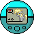 Size: 50x50 | Tagged: safe, alternate version, artist:theironheart, base used, character:derpy hooves, species:pegasus, species:pony, animated, bouncing, crossover, female, filly, filly derpy, gif, heart, pictogram, pixel art, pokewalker, pokémon, simple background, transparent background, younger