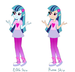 Size: 622x597 | Tagged: safe, artist:lumi-infinite64, character:sonata dusk, species:human, my little pony:equestria girls, alternate universe, female, new outfit, reformed, simple background, solo, transparent background