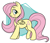 Size: 1017x868 | Tagged: safe, artist:ali-selle, character:fluttershy, species:pegasus, species:pony, cute, cutie mark, female, solo