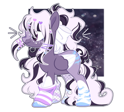 Size: 1024x924 | Tagged: safe, artist:chococolte, oc, oc only, species:pegasus, species:pony, female, leg warmers, mare, simple background, solo, transparent background, two toned wings, wings