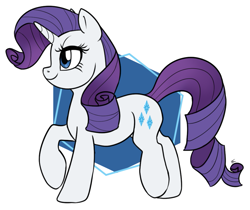 Size: 981x825 | Tagged: safe, artist:ali-selle, character:rarity, species:pony, species:unicorn, cute, female, mare, smiley face, solo