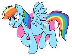 Size: 1055x823 | Tagged: safe, artist:ali-selle, character:rainbow dash, species:pegasus, species:pony, cute, female, solo