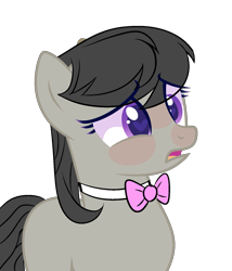 Size: 1280x1494 | Tagged: safe, artist:bublebee123, artist:icey-wicey-1517, base used, edit, part of a set, character:octavia melody, species:earth pony, species:pony, bow tie, collaboration, color edit, colored, disturbed, female, heart eyes, mare, missing cutie mark, open mouth, simple background, solo, transparent background, wingding eyes
