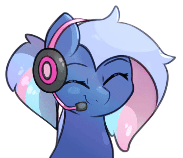 Size: 644x554 | Tagged: safe, artist:angrylittlerodent, derpibooru original, oc, oc only, oc:bit rate, species:pony, animated, bouncing, cute, eyes closed, frame by frame, gif, happy, headset, ocbetes, ponyfest, simple background, smiling, white background
