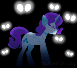 Size: 572x501 | Tagged: safe, artist:spudsmcfrenzy, character:rarity, species:pony, species:unicorn, comic:skinwalker, inkieverse, crying, female, grimdark series, mare