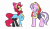 Size: 4872x2833 | Tagged: safe, alternate version, artist:bublebee123, character:apple bloom, character:diamond tiara, species:earth pony, species:pony, ship:diamondbloom, alternate hairstyle, alternate universe, apple bloom's bow, bandana, black socks, bow, clothing, dress, female, grin, hair bow, hat, hoof polish, jewelry, lesbian, mare, necklace, older, older apple bloom, older diamond tiara, pearl necklace, raised hoof, role reversal, shipping, shirt, shorts, simple background, smiling, smug, socks, stockings, t-shirt, thigh highs, transparent background