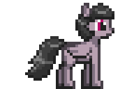 Size: 192x128 | Tagged: safe, artist:kelvin shadewing, part of a set, oc, oc only, oc:kim g. birdhorse, species:pegasus, species:pony, animated, chubby, commission, fat, female, huge belly, mare, pixel art, simple background, solo, sprite, transparent background, weight gain, ych result