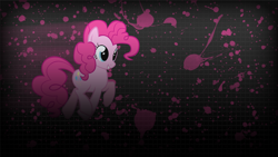 Size: 1920x1080 | Tagged: safe, artist:dipi11, edit, character:pinkie pie, species:earth pony, species:pony, female, mare, solo, wallpaper, wallpaper edit