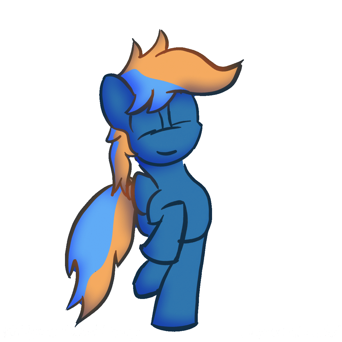 Size: 1200x1200 | Tagged: safe, artist:hyper dash, oc, oc only, oc:hyper dash, species:pegasus, species:pony, animated, commission, simple background, solo, transparent background, your character here