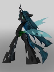 Size: 900x1200 | Tagged: safe, artist:tomizawa96, character:queen chrysalis, species:changeling, changeling queen, female, solo