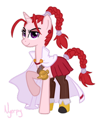 Size: 385x466 | Tagged: safe, artist:nyerpy, chrono trigger, flea, male, ponified, simple background, transparent background, trap