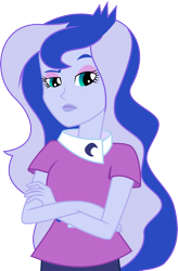Size: 3767x5744 | Tagged: safe, artist:nero-narmeril, character:princess luna, character:vice principal luna, my little pony:equestria girls, female, simple background, solo, transparent background, vector, vice principal luna