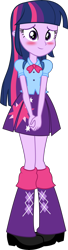 Size: 2743x10127 | Tagged: safe, artist:firesidearmy46231, character:twilight sparkle, character:twilight sparkle (alicorn), equestria girls:equestria girls, g4, my little pony: equestria girls, my little pony:equestria girls, blushing, cute, female, looking at you, simple background, solo, transparent background, twiabetes, vector