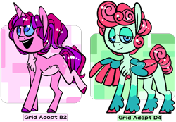 Size: 1409x975 | Tagged: safe, artist:spudsmcfrenzy, oc, oc only, parent:cookie crumbles, parent:gentle breeze, parent:hondo flanks, parent:posey shy, parents:cookieflanks, parents:shys, species:pegasus, species:pony, species:unicorn, chest fluff, colored hooves, colored sclera, female, male, mare, offspring, simple background, stallion, transparent background, two toned wings, wings
