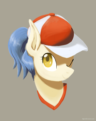 Size: 2880x3640 | Tagged: safe, artist:digiral, oc, species:pony, baseball cap, cap, clothing, female, hat, mare, solo