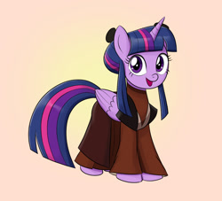 Size: 1100x1000 | Tagged: safe, artist:mew-me, character:twilight sparkle, character:twilight sparkle (alicorn), species:alicorn, species:pony, alternate hairstyle, avatar the last airbender, clothing, cosplay, costume, mai, open mouth