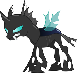 Size: 6000x5638 | Tagged: safe, artist:sairoch, species:changeling, absurd resolution, simple background, transparent background, vector