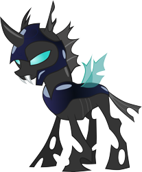 Size: 6000x7232 | Tagged: safe, artist:sairoch, species:changeling, absurd resolution, changeling officer, simple background, solo, transparent background, vector
