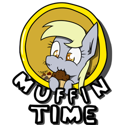 Size: 4000x4000 | Tagged: safe, artist:professionalpuppy, character:derpy hooves, species:pegasus, species:pony, eating, female, food, muffin, nom, simple background, solo, transparent background